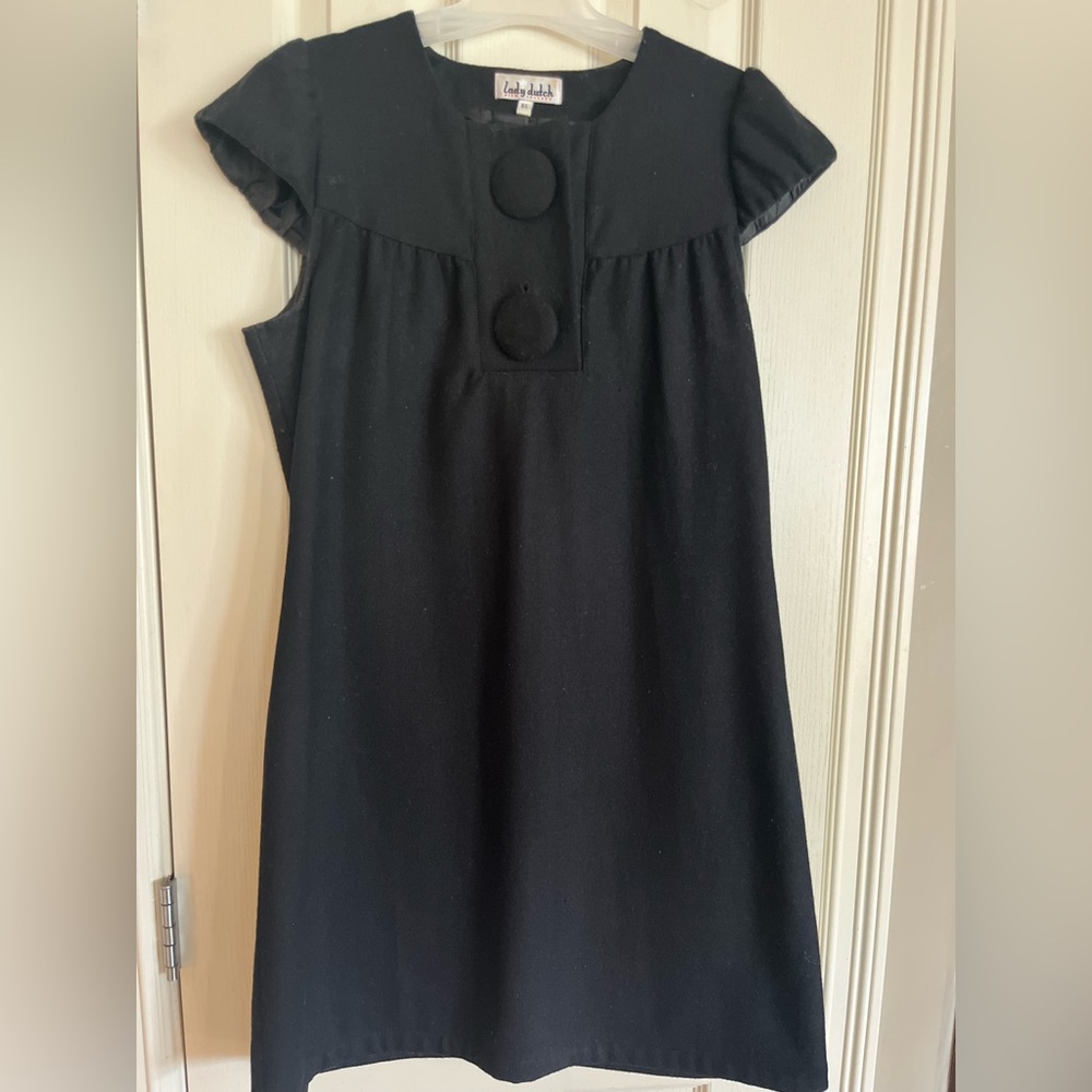 Cute Lady Dutch Black Dress. Size Large.